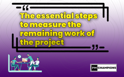 The essential steps to measure the remaining work of the project